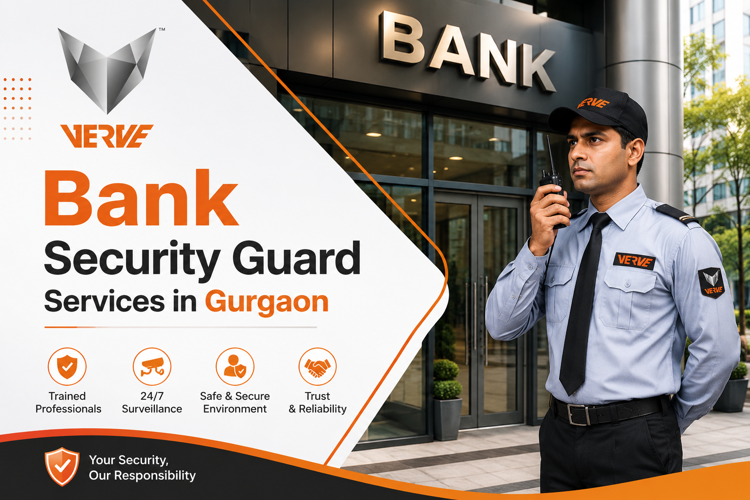 Bank Security Guard Services in Gurgaon
